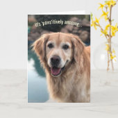 Hund Lover Geburtstagskarte Karte (Gelbe Blume)