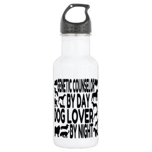 Hund Lover Genetic Counselor Edelstahlflasche