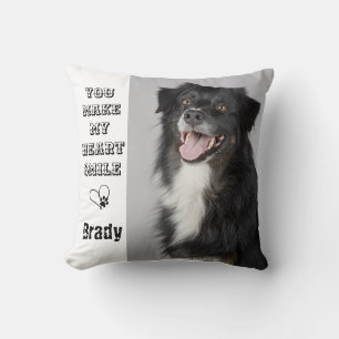 Hund Lover Geschenk Haustier Personalisiertes Foto Kissen