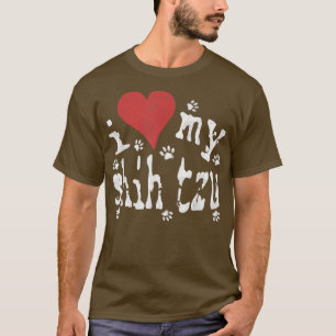 Hund Lover Geschenk , Phantastische Neuheit I Lieb T-Shirt