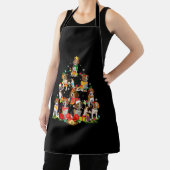 Hund Lover Geschenke Beagle Tree Weihnachtslicht Schürze (InSitu)