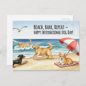 Hund Lover Golden Retriever Hund Postkarte (Vorne/Hinten)