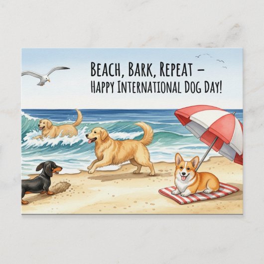 Hund Lover Golden Retriever Hund Postkarte (Vorderseite)