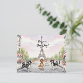 Hund Lover Golden Retriever Hund Postkarte (Stehend Vorderseite)