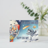 Hund Lover Golden Retriever Postkarte (Stehend Vorderseite)