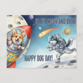 Hund Lover Golden Retriever Postkarte (Vorderseite)