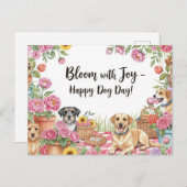 Hund Lover Golden Retriever Postkarte (Vorne/Hinten)