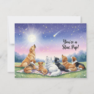 Hund Lover Golden Retriever Postkarte