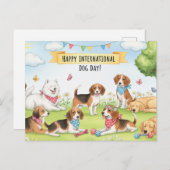 Hund Lover Golden Retriever Vater Dog Daddy Postkarte (Vorne/Hinten)