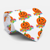 Hund Lover - Halloween Pumpkin Krawatte (Gerollt)