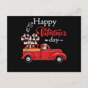 Hund Lover Happly Valentine Day Shih Tzu Einladungspostkarte