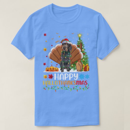 Hund Lover Happy German Drahthaar Pointer Dog Hell T-Shirt (Design vorne)