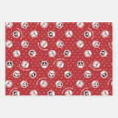 Hund Lover "Happy Woof Year" Geschenkpapier Set (Vorderseite 3)