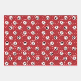 Hund Lover "Happy Woof Year" Geschenkpapier Set