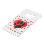 Hund Lover hört überall Geldbeutel Flaschenöffner (Rückseite Schrägansicht)