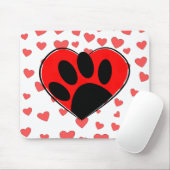 Hund Lover hört überall Mousepad (Mit Mouse)