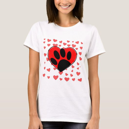 Hund Lover hört überall T-Shirt (Vorderseite)