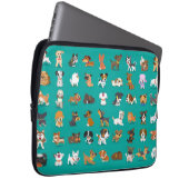 Hund Lover Hunde Breed World Laptopschutzhülle (Vorne Rechts)