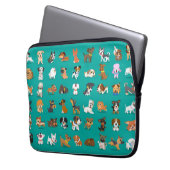 Hund Lover Hunde Breed World Laptopschutzhülle (Vorderseite Links)