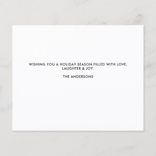 Hund Lover Hunde Katzen Weihnachtskarte (Rückseite)