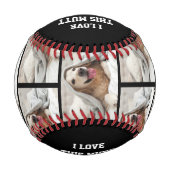 Hund Lover | I LIEBE DIESEN MUTTER | Benutzerdefin Baseball (Rückseite)