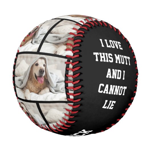 Hund Lover | I LIEBE DIESEN MUTTER | Benutzerdefin Baseball (Schrägansicht)