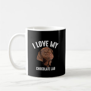 Hund Lover   I Liebe Mein Schokolade Labrador Kaffeetasse