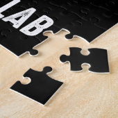 Hund Lover | I Liebe Mein Schokolade Labrador Puzzle (Seite)