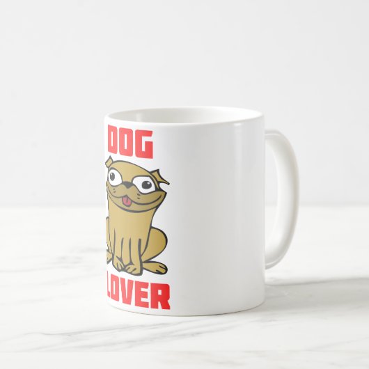 Hund Lover Kaffeetasse (VorderseiteRechts)