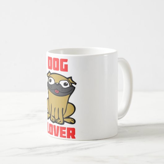 Hund Lover Kaffeetasse (VorderseiteRechts)