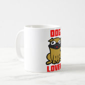 Hund Lover Kaffeetasse (Vorderseite Links)