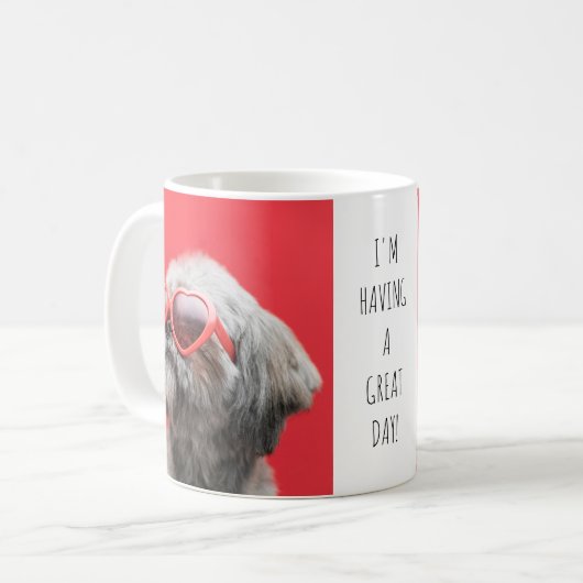 Hund Lover Kaffeetasse (Vorderseite Links)
