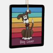 Hund Lover Keramikornament (Rechts)