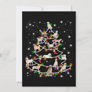 Hund Lover Labrador Christmas Tree Karte