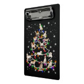 Hund Lover | Labrador Christmas Tree Mini Klemmbrett (Gewinkelt2)