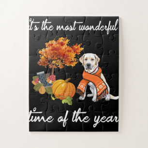 Hund Lover Labrador Die wunderbarste Zeit Puzzle