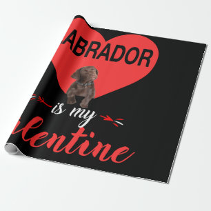 Hund Lover Labrador ist mein Valentine Geschenkpapier