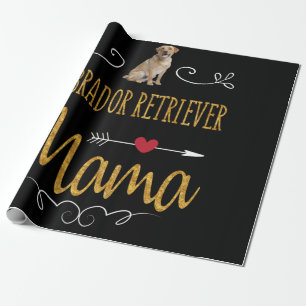 Hund Lover Labrador Retriever Mama Geschenkpapier