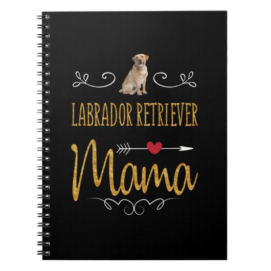 Hund Lover | Labrador Retriever Mama Notizblock (Vorderseite)