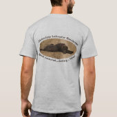 Hund Lover Labrador Retriever Welpe im Wald T-Shirt (Rückseite)