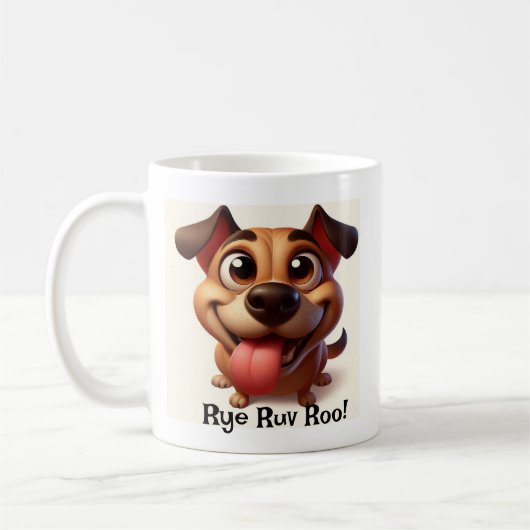 Hund Lover Liebling Kaffeetasse (Links)