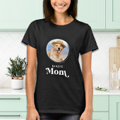 Hund Lover MAMA Personalisiert Niedliches Foto für T-Shirt