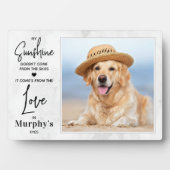 Hund Lover mein Personalisiertes Foto für Haustier Fotoplatte (Vorderseite)