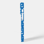 Hund Lover mit Pfotenknochen und Herzmustern Case-Mate iPhone Hülle (Rückseite / Links)