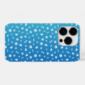 Hund Lover mit Pfotenknochen und Herzmustern Case-Mate iPhone Hülle (Rückseite (Horizontal))
