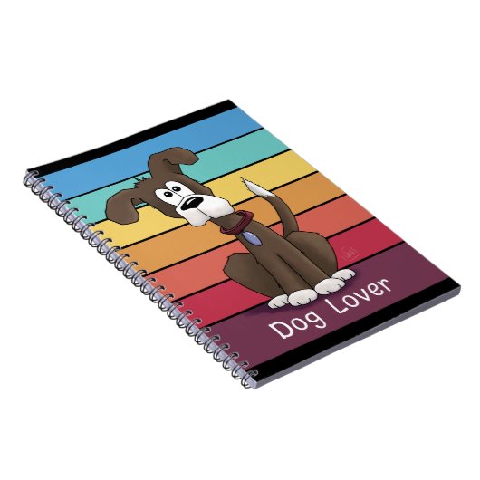 Hund Lover Notizblock (Rechte Seite)