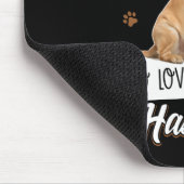 Hund Lover | Nur ein Mädchen, das Labrador Tattoos Mousepad (Ecke)