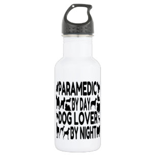 Hund Lover Paramedic Edelstahlflasche
