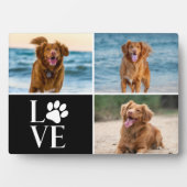 Hund Lover Paw Haustiere Moderne 3 Fotomaterial Fotoplatte (Vorderseite)