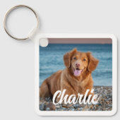 Hund Lover Personalisiertes Tier Foto Keepake Schlüsselanhänger (Vorderseite)